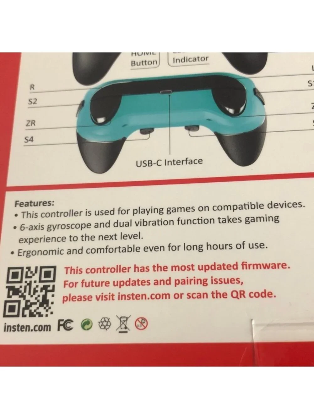 Teal Wireless Controller for Switch/PC